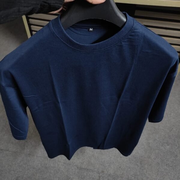Nevy blue one color T shirt - Image 2