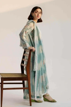Pakistani Zara Shahjahan Unstitched Boulder Three Piece